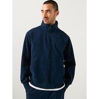 Tommy Hilfiger Mix Media Full Zip Hoodie - Navy