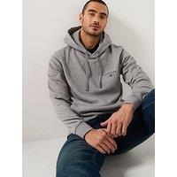 Tommy Hilfiger Small Left Chest Hoodie - Light Grey