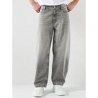 Calvin Klein Jeans Barrel Loose Fit Jeans - Grey