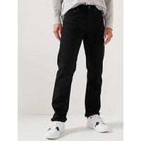 Tommy Hilfiger Dover Regular Straight Fit Jeans - Black