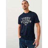 Tommy Hilfiger Arch Logo T-Shirt - Navy