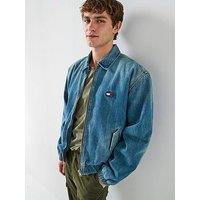 Tommy Jeans Essential Padded Denim Bomber - Blue