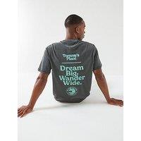 Tommy Jeans Relaxed Fit Outdoor Backprint T-Shirt - Black