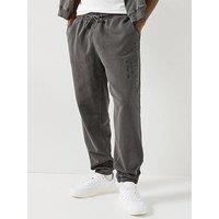 Tommy Jeans Relaxed Fit Garment Dyed Joggers - Black