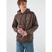 Tommy Jeans Regular Fit Badge Pullover Hoodie - Brown