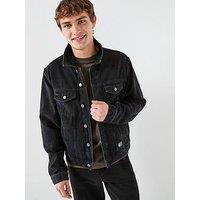 Tommy Jeans Ryan Flag Denim Jacket - Black