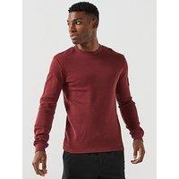 Calvin Klein Jeans Waffle Long Sleeve T-Shirt - Brown