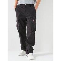 Tommy Jeans Otis Cotton Canvas Cargo Pants - Black