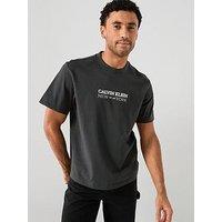Calvin Klein 20S Ck Ny Graphic T-Shirt - Black