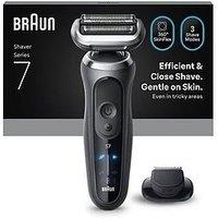 Braun Series 7 Electric Shaver, +1 Attachment, 72-G1200S - Grey