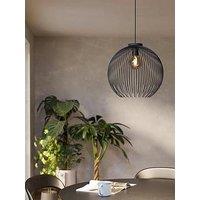 Eglo Venezuela Black Steel Single Pendant Light