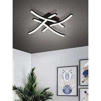 Eglo Cabezas-E Black Steel & Plastic 4 Flame Wall/Ceiling Light, 3000K