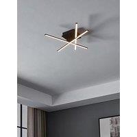 Eglo Lasana 3 Criss-Cross Led Black Wall/Ceiling Light