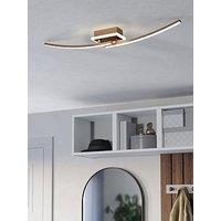 Eglo Lungolago Bronze Steel Minimalist Led Ceiling Light