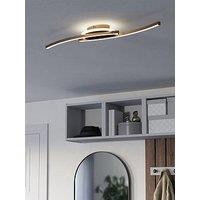 Eglo Lungolago Bronze Steel Minimalist Led Ceiling Light