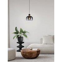 Eglo Oilella Black To Grey Gradient Hanging Single Pendant Light