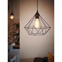 Eglo Tarbes Black Geometric Pendant