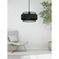 Eglo Bazely Mesh Black Modern Single Pendant