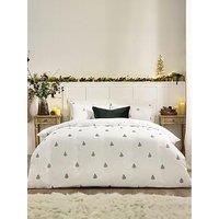 Wylder Winterforest Christmas Duvet Set White/Forest Green