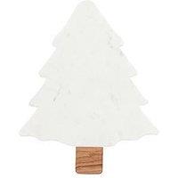 Gallery Direct White Marble Tree Serving Platter