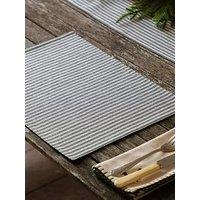 Gallery Direct Woodland Festive Stripe Placemats (4Pk) 450X350Mm