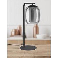 Eglo Ciampino Black Steel & Glass Modern Led Table Lamp