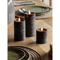 Gallery Direct Remote Control 3 Pack Led Candle - Mocha