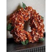 Gallery Direct Rust Hydrangea Wreath