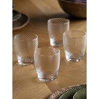 Gallery Direct Swirl Tumbler Clear Pk4
