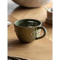 Gallery Direct Beaded Mug Olive Green Pk4