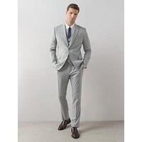 The Very Collection Slim Fit Suit Trousers - Light Grey