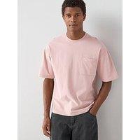 The Very Collection Pure Cotton Heavyweight Relaxed Fit Pocket T-Shirt - Pink
