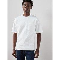 The Very Collection Pure Cotton Heavyweight Relaxed Fit Pocket Tee - White