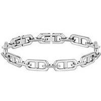 Boss Gents Kode Chain Stainless Steel Bracelet - Silver