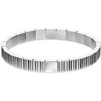 Calvin Klein Men'S Ck Parallel Stainless Steel Bracelet - Silver