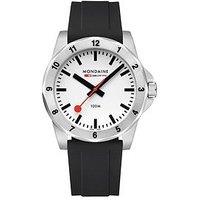 Mondaine Mens Numeri 42Mm Watch - Black