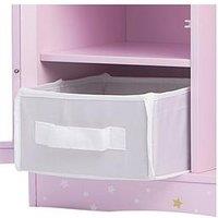 Teamson Kids Olivia'S Little World - Twinkle Stars Princess 18" Doll Fancy Closet With 3 Hangers