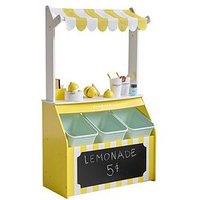 Teamson Kids Sunny Citrus Lemonade Stand, Yellow