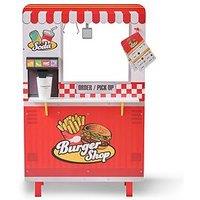 Teamson Kids Flip & Fry Burger Shop, Red