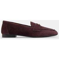 Coach Sculpted C Suede Loafer - Red