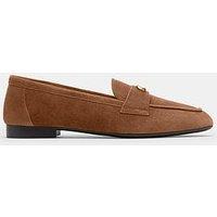 Coach Sculpted C Suede Loafer - Brown