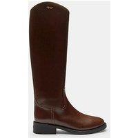 Coach Park Tall Leather Boot - Brown