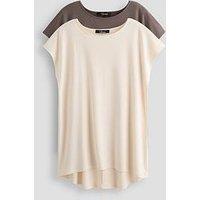 The Very Collection Curve 2 Pack Longline T-Shirt