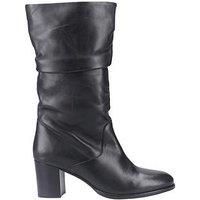 Hush Puppies Cosima Leather Ruched Boot