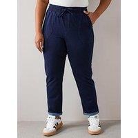 The Very Collection Curve Stretch Comfort Straight Leg Jean - Dark Wash