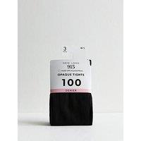 New Look 915 Pack Of 3 & 100 Denier Opaque Tights - Black