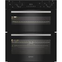 Indesit Dui 10D B Electric Fan Double Oven - Black - Oven Only
