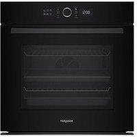 Hotpoint Class 4 Activemultiflow Hoi4S8Pm0Buk Electric Single Fan Oven With Air Fry And Dualclean - Black - Oven Only