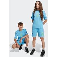 Adidas Junior Messi Zne Short - Blue