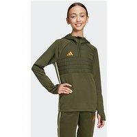 Adidas Junior Tiro Essentials Hoodie - Green